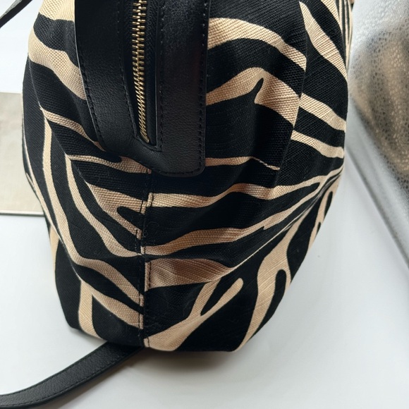 Kate♠️ Spade Bags | Kate ♠️Spade Zebra Print Canvas Crossbody/Satchel - Picture 8 of 16